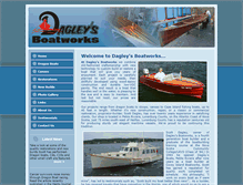 Tablet Screenshot of dagleysboats.com